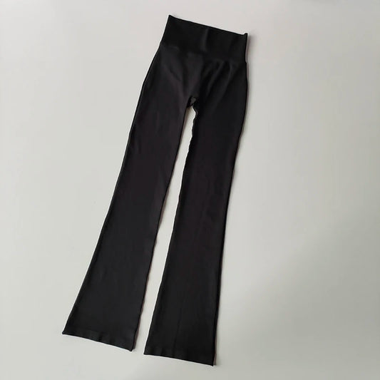Leggings de compresión de cintura alta sin costuras, elásticos, sin costuras, para yoga, fitness y levantamiento de pesas. 