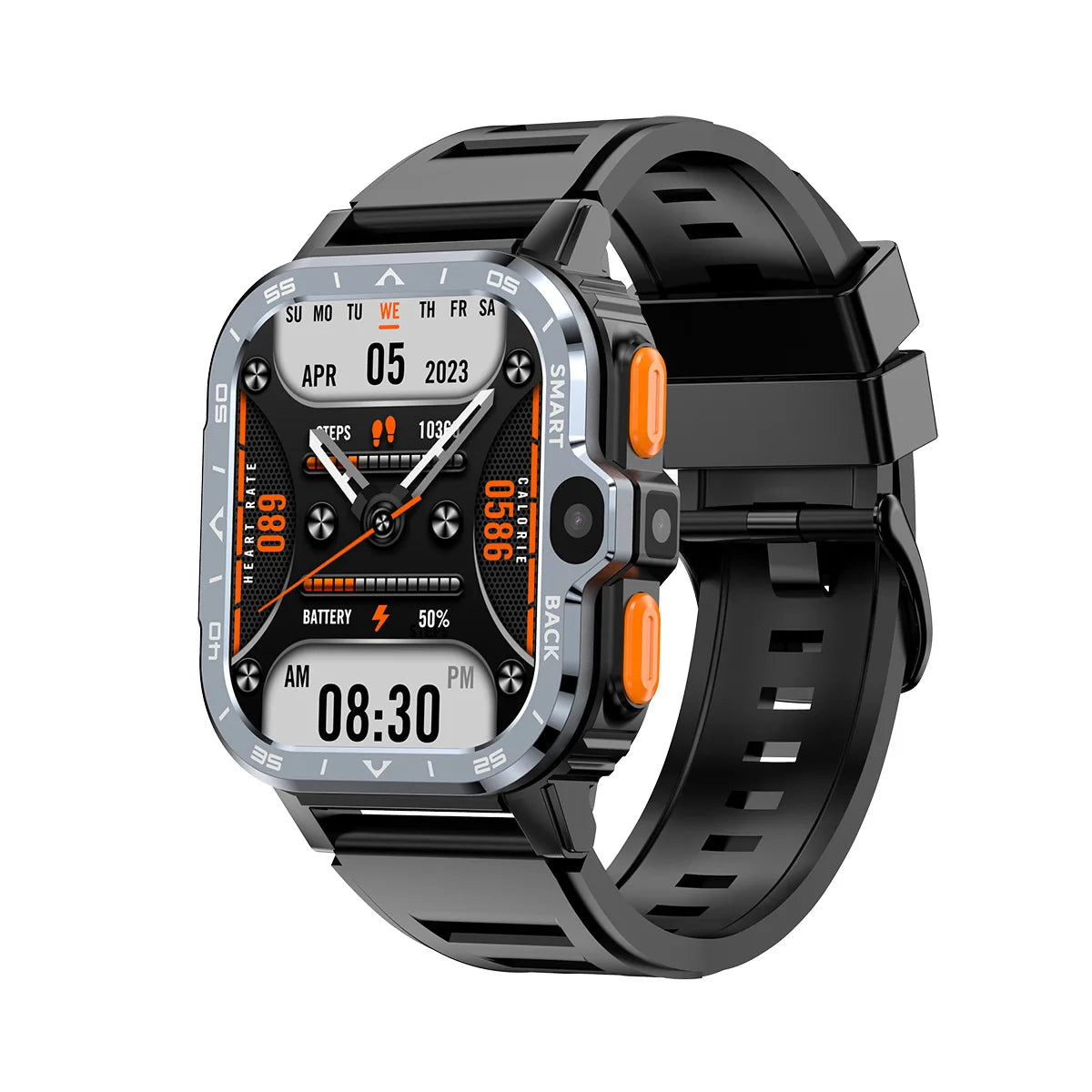 Reloj inteligente Valdus PGD Android para hombre, GPS, 16 GB/64 GB de ROM, almacenamiento HD, cámara dual, NFC, tarjeta SIM 2G y 4G, WIFI, acceso rápido a Internet inalámbrico. 