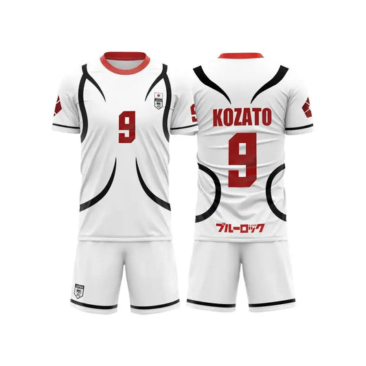 Conjunto de camiseta de manga corta de verano para hombre y mujer, traje de cosplay de Anime de dibujos animados blancos sub-20 de Japón, conjunto deportivo de moda para mujer 