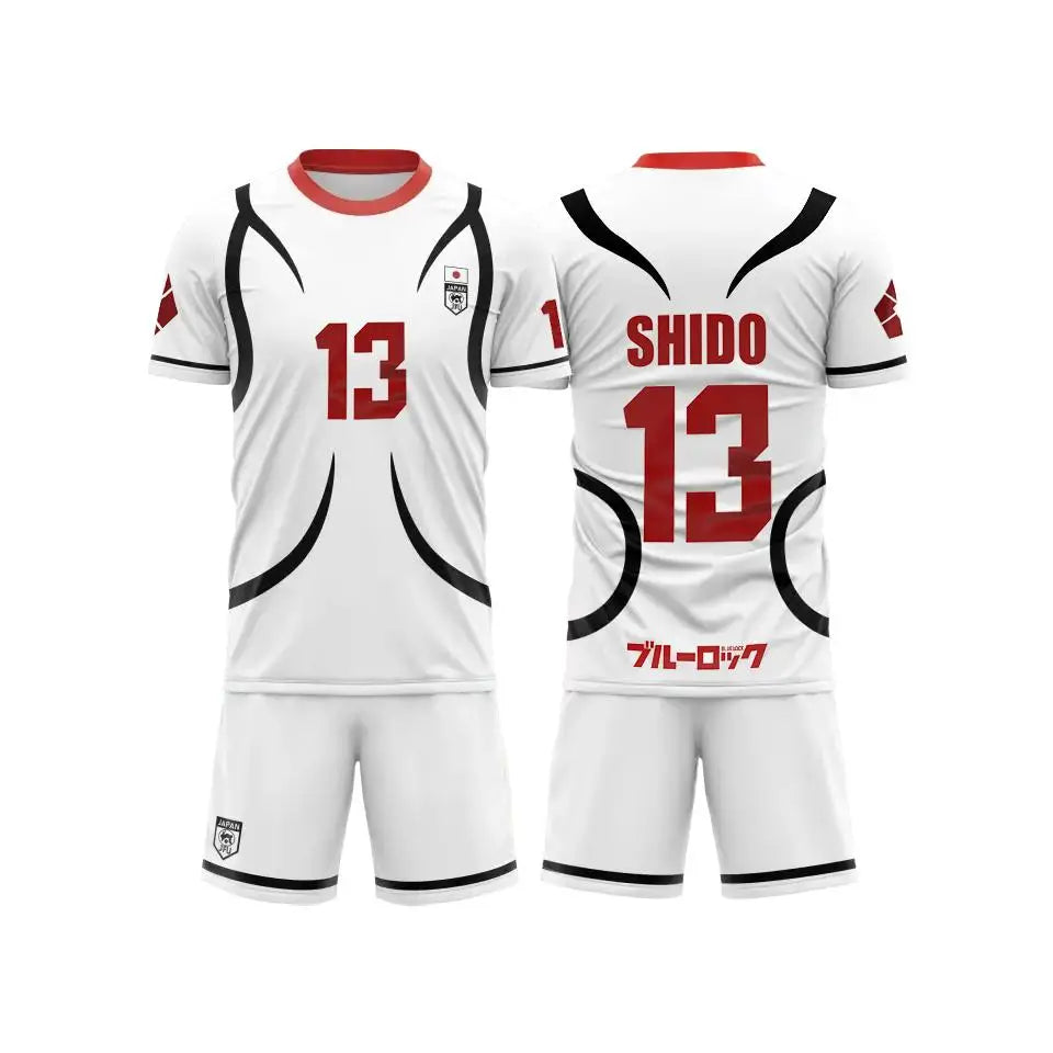 Conjunto de camiseta de manga corta de verano para hombre y mujer, traje de cosplay de Anime de dibujos animados blancos sub-20 de Japón, conjunto deportivo de moda para mujer 