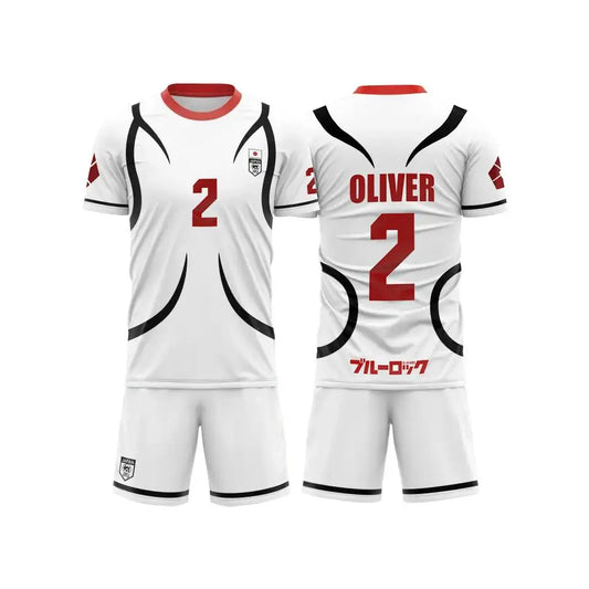 Conjunto de camiseta de manga corta de verano para hombre y mujer, traje de cosplay de Anime de dibujos animados blancos sub-20 de Japón, conjunto deportivo de moda para mujer 
