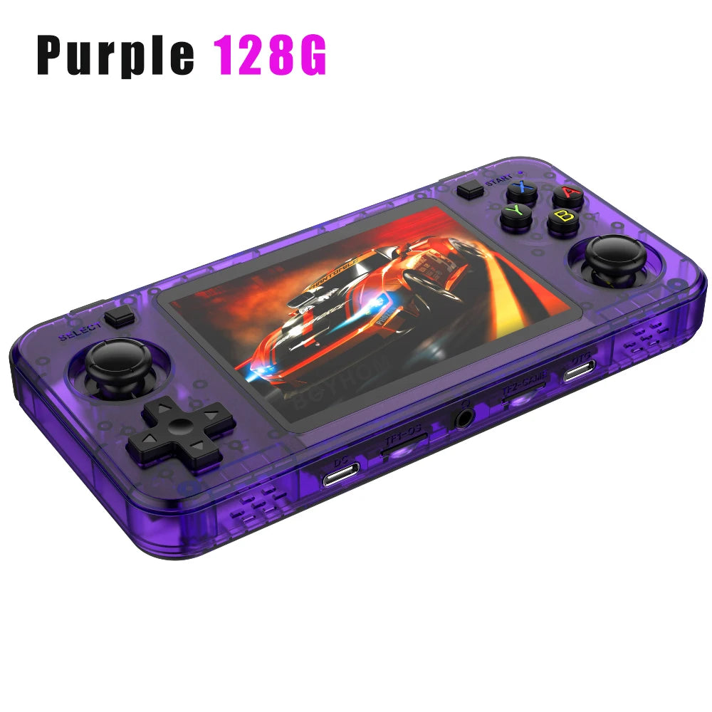 Consola portátil retro BOYHOM R36H, sistema Linux de código abierto, consolas de juegos clásicas, reproductor de video portátil con pantalla IPS de 3,5 pulgadas 
