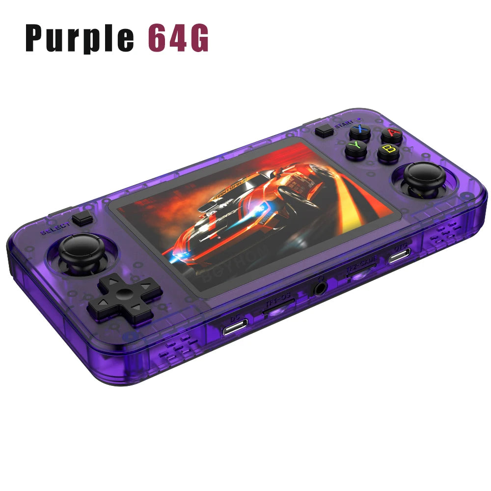Consola portátil retro BOYHOM R36H, sistema Linux de código abierto, consolas de juegos clásicas, reproductor de video portátil con pantalla IPS de 3,5 pulgadas 