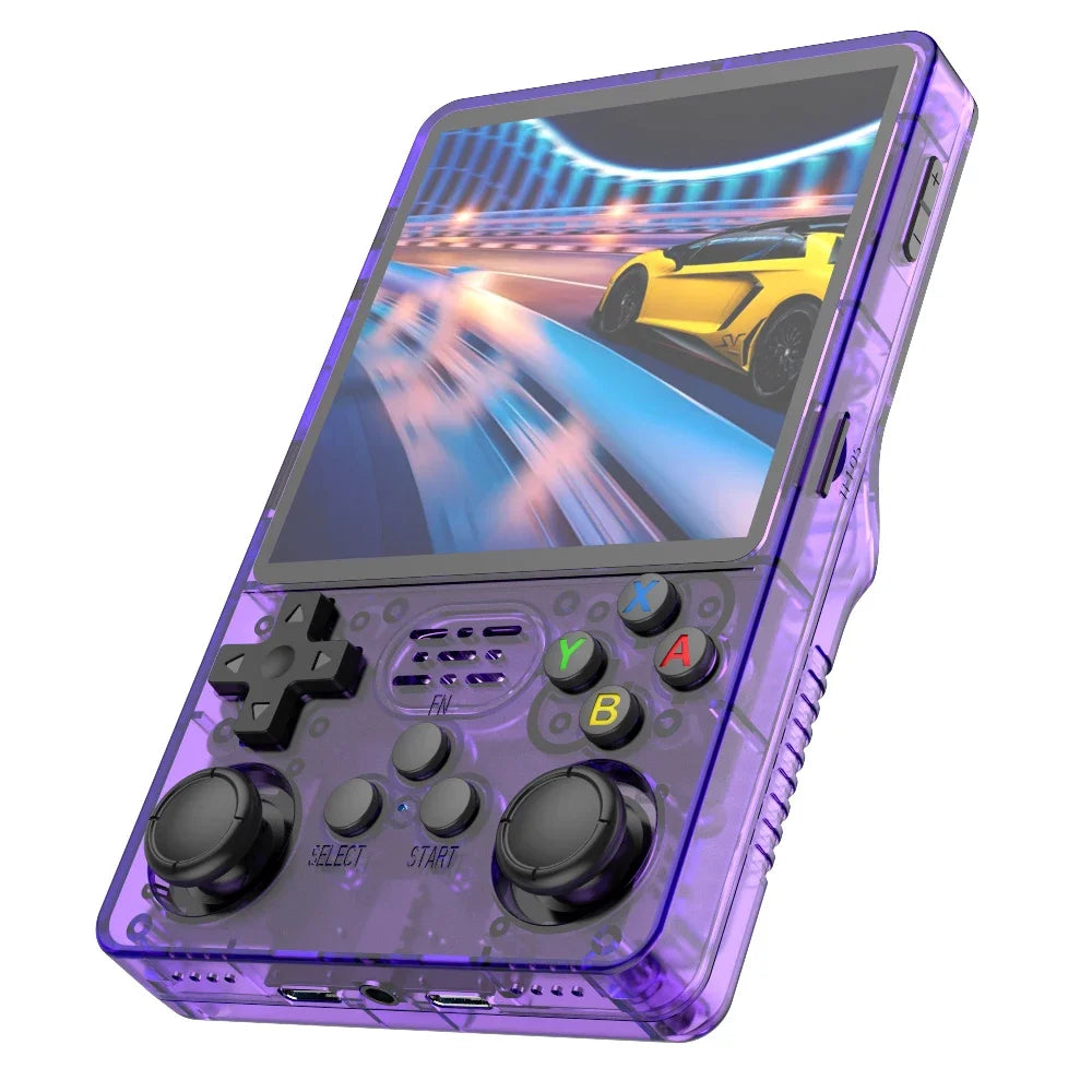 Consola de juegos portátil retro R36S R36Plus, sistema Linux de 64 bits, pantalla IPS de 4", reproductor de vídeo portátil de bolsillo RK3326 para N64 y PS1 