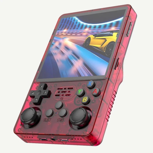 Consola de juegos portátil retro R36S R36Plus, sistema Linux de 64 bits, pantalla IPS de 4", reproductor de vídeo portátil de bolsillo RK3326 para N64 y PS1 