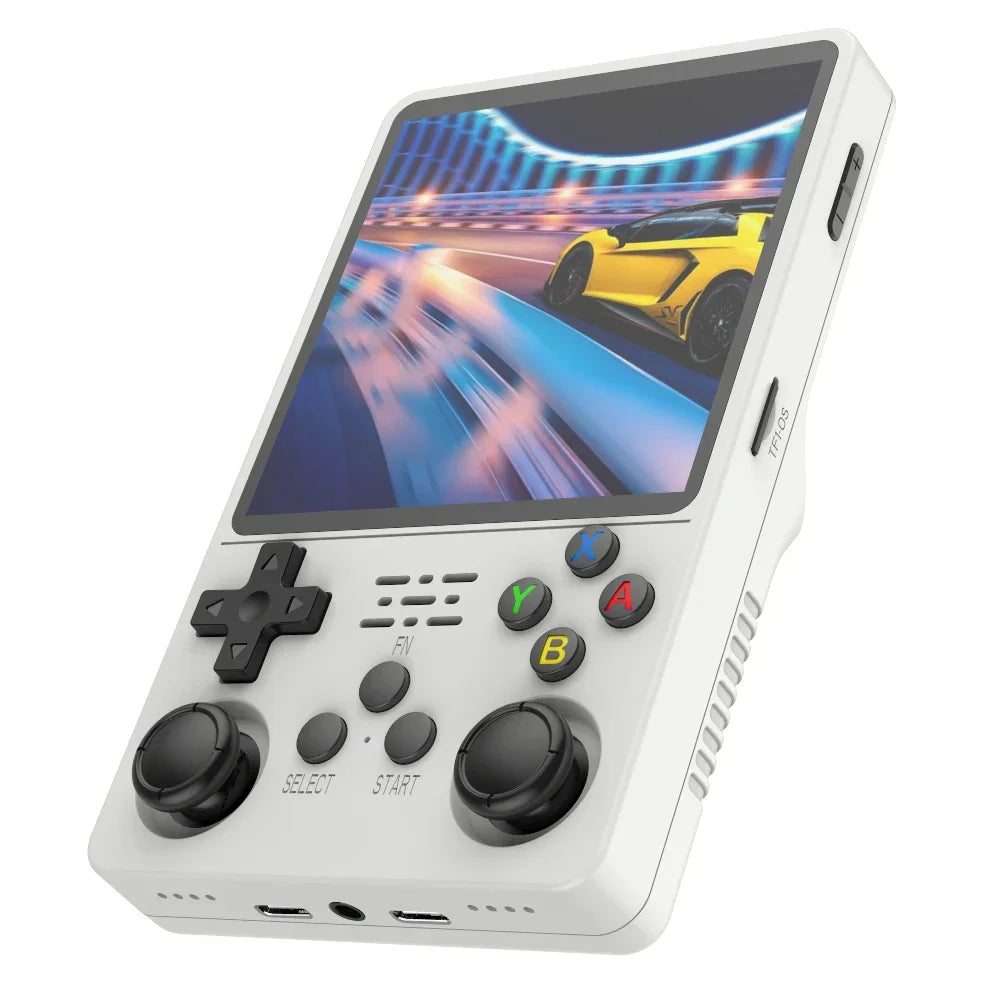 Consola de juegos portátil retro R36S R36Plus, sistema Linux de 64 bits, pantalla IPS de 4", reproductor de vídeo portátil de bolsillo RK3326 para N64 y PS1 