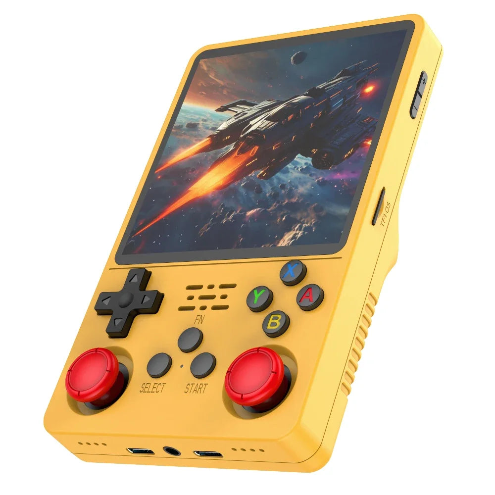 Consola de juegos portátil retro R36S R36Plus, sistema Linux de 64 bits, pantalla IPS de 4", reproductor de vídeo portátil de bolsillo RK3326 para N64 y PS1 