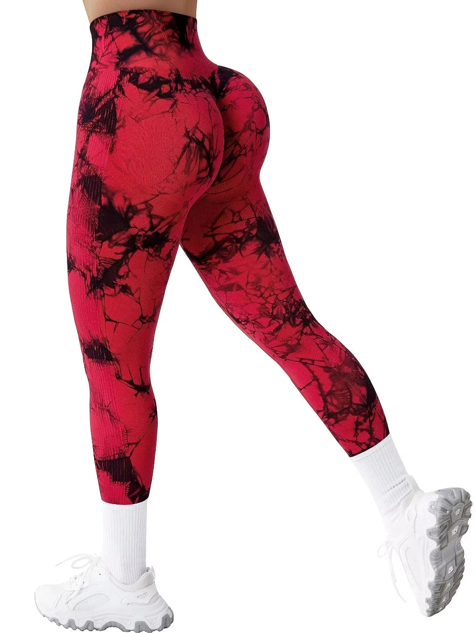 Pantalones de yoga para mujer, mallas deportivas sin costuras, cintura alta, push up, para entrenamiento físico, ropa de gimnasio 