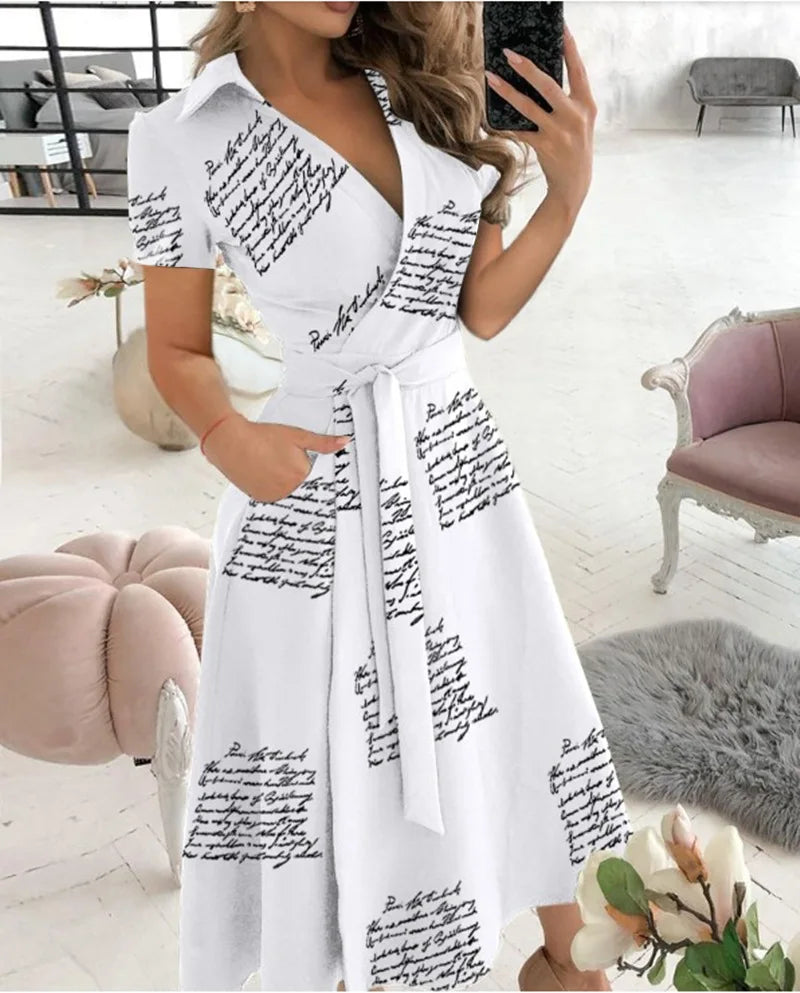 Vestido de verano 2023 con estampado de rayas arcoíris para mujer, vestido largo informal vintage de manga corta con botones y elegantes vestidos maxi para mujer 