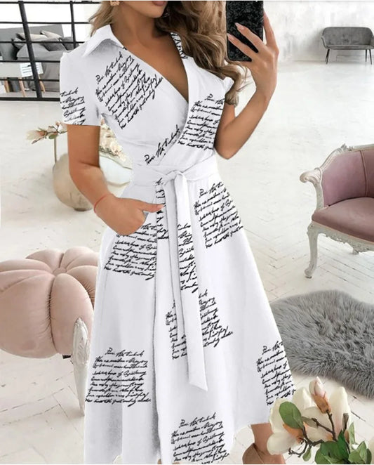 Vestido de verano 2023 con estampado de rayas arcoíris para mujer, vestido largo informal vintage de manga corta con botones y elegantes vestidos maxi para mujer 
