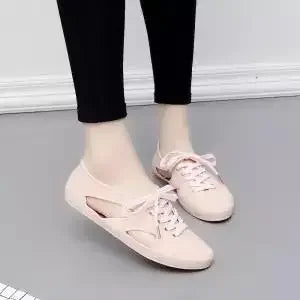 Sandalias Minmclas nuevas para niña con mensajes, zapatos de playa con suela transpirable, zapatos de gelatina, sandalias de plástico con vendaje para estudiantes, sandalias para mujer 