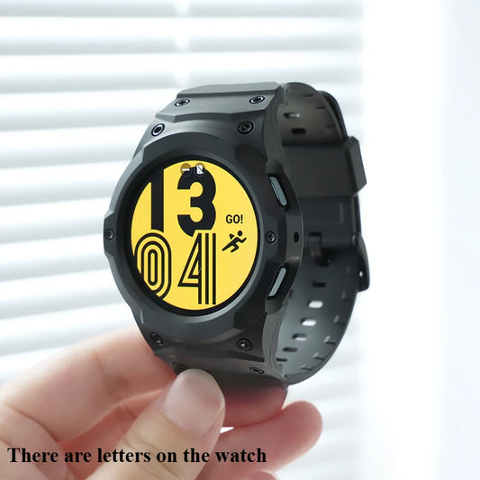 Correa de silicona + funda de PC para Samsung Galaxy Watch 7/6/5/4 (40 mm y 44 mm), nuevo kit de modificación para Samsung SmartWatch Sport Loop Band. 
