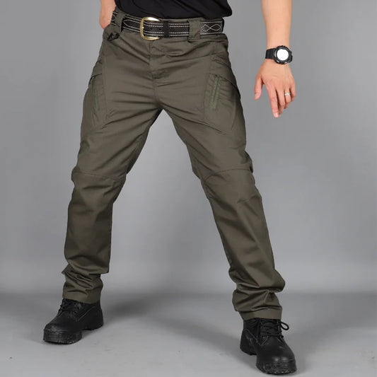 Pantalones tácticos militares de verano para hombre, informales, resistentes al desgaste, con múltiples bolsillos, de secado rápido, para senderismo y trabajo al aire libre. 